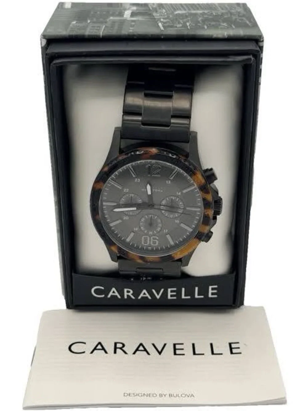 Caravelle New York Men's Chronograph Stainless Steel Watch (Model 45A125)